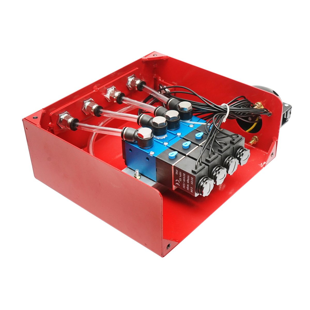 Caseta de electroventile pentru troliu 12V 2 inchis/2 deschis Tractor Forestier